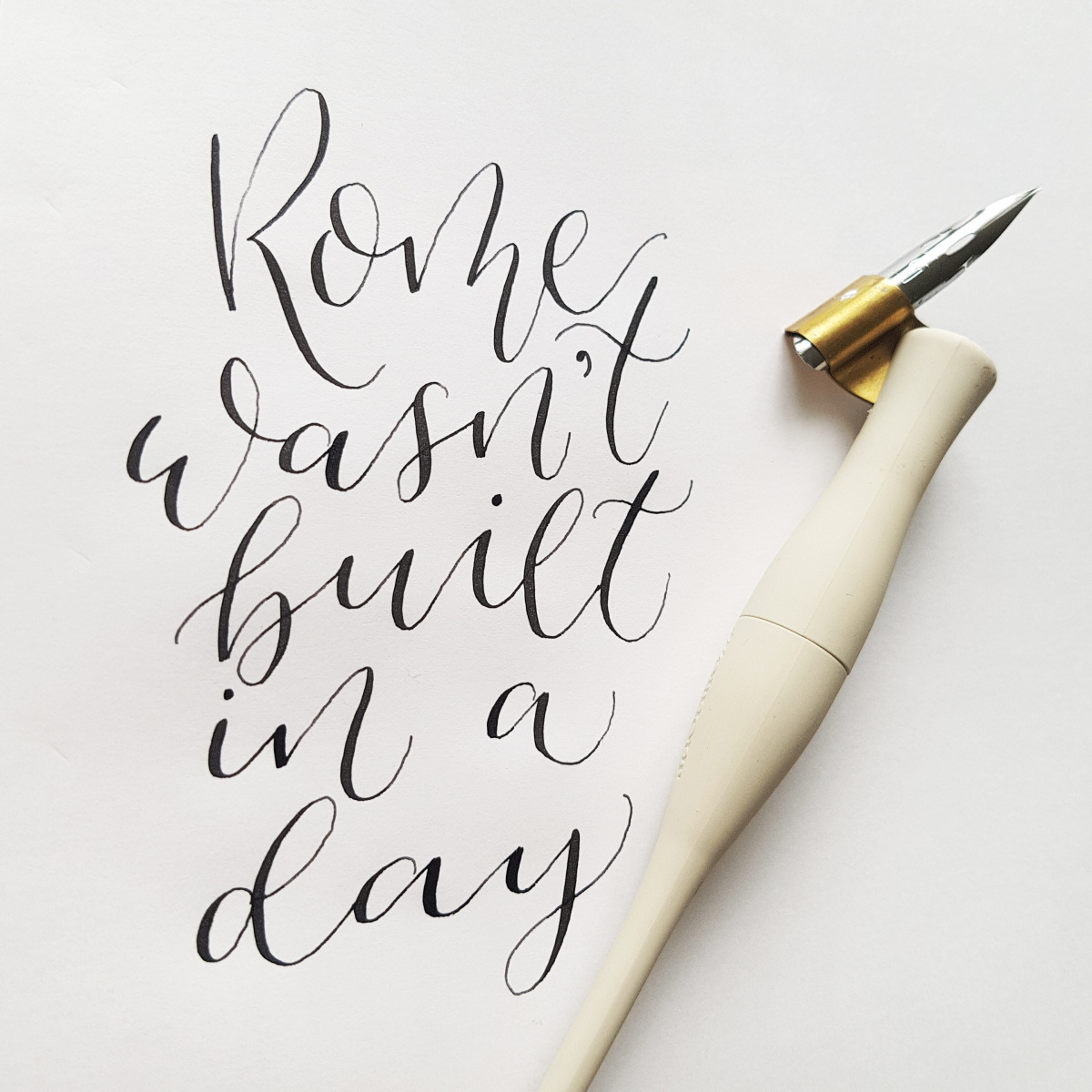 Epiphany Lettering – Modern Calligraphy, North Wales